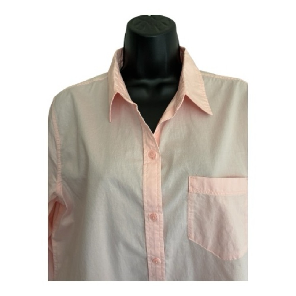 Old Navy Light Pink Button-Up Shirt Size L - Picture 4 of 7